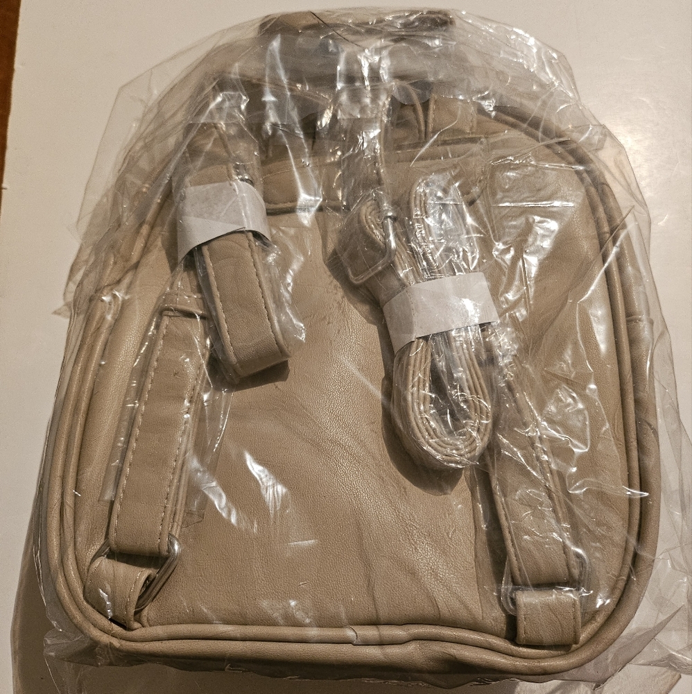NWT! Badgley Mischkasmall studded backpack - taupe (msrp $99) - Picture 2 of 5